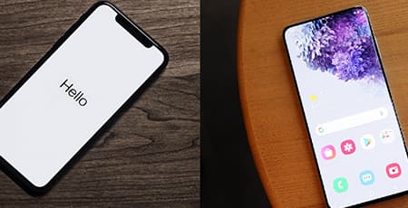 Two identical phones.